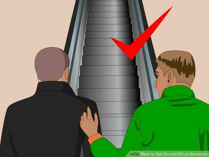 Image intitulé de monter et de descendre un Escalator de l